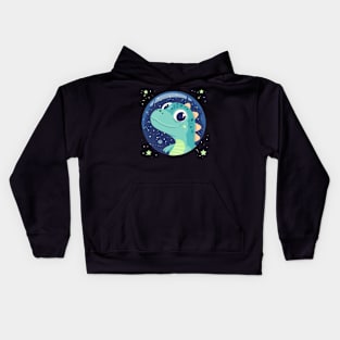 space dino Kids Hoodie